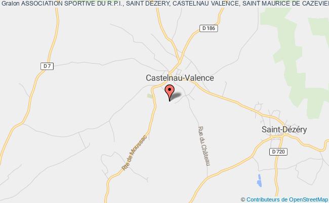 plan association Association Sportive Du R.p.i., Saint Dezery, Castelnau Valence, Saint Maurice De Cazevieille Castelnau-Valence
