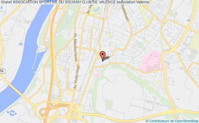 plan association Association Sportive Du Squash Club De Valence Valence