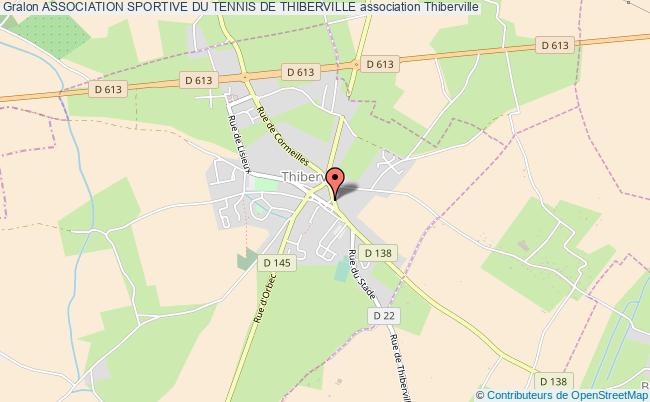plan association Association Sportive Du Tennis De Thiberville Thiberville