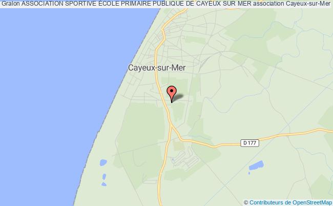 plan association Association Sportive École Primaire Publique De Cayeux Sur Mer Cayeux-sur-Mer
