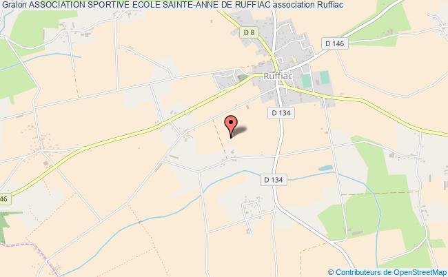 plan association Association Sportive Ecole Sainte-anne De Ruffiac Ruffiac