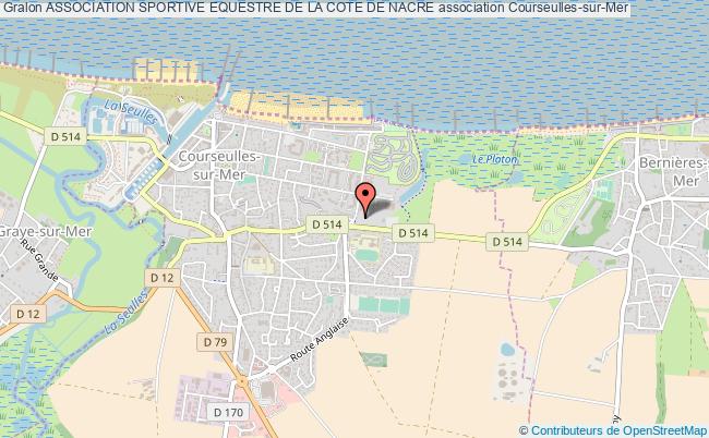 plan association Association Sportive Equestre De La Cote De Nacre Courseulles-sur-Mer