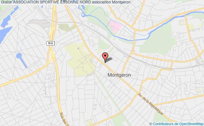 plan association Association Sportive Essonne Nord Montgeron