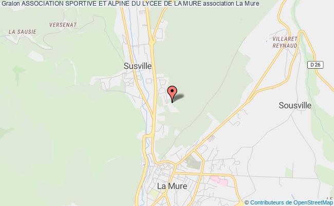 plan association Association Sportive Et Alpine Du Lycee De La Mure La    Mure