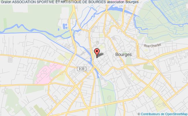plan association Association Sportive Et Artistique De Bourges Bourges