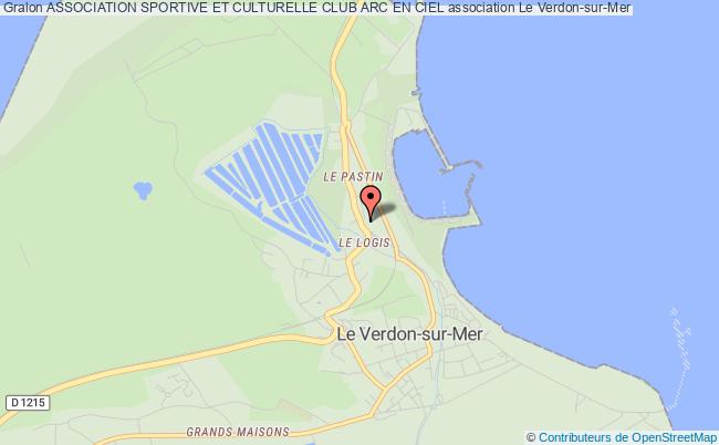 plan association Association Sportive Et Culturelle Club Arc En Ciel Verdon-sur-Mer