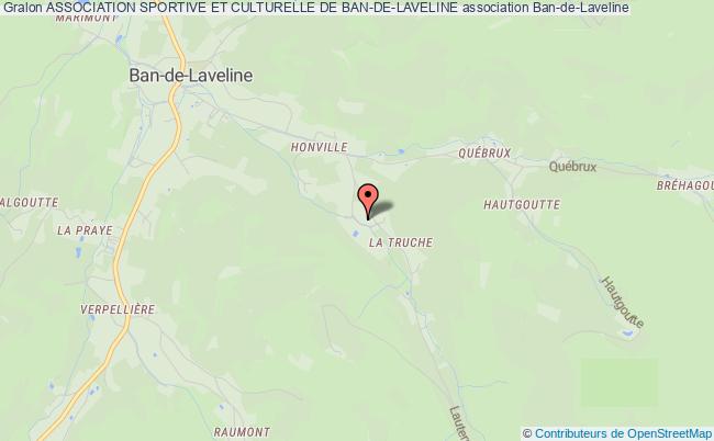 plan association Association Sportive Et Culturelle De Ban-de-laveline Ban-de-Laveline