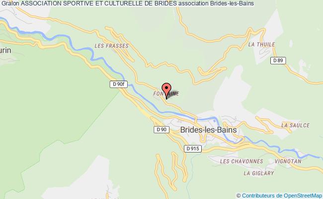 plan association Association Sportive Et Culturelle De Brides Brides-les-Bains