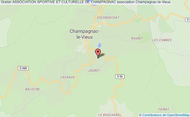 plan association Association Sportive Et Culturelle De Champagnac Champagnac-le-Vieux