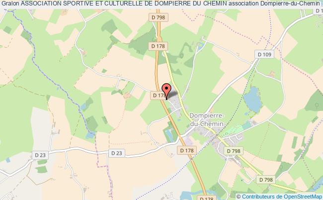 plan association Association Sportive Et Culturelle De Dompierre Du Chemin Dompierre-du-Chemin