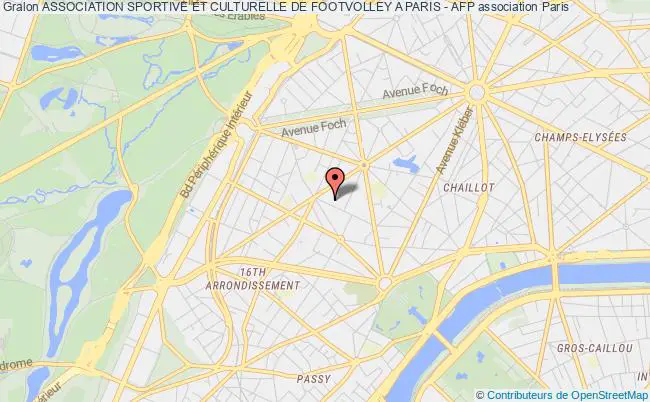 plan association Association Sportive Et Culturelle De Footvolley A Paris - Afp PARIS