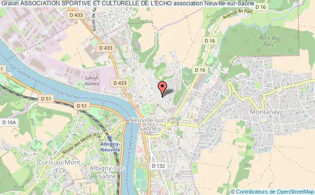 plan association Association Sportive Et Culturelle De L'echo Neuville-sur-Saône
