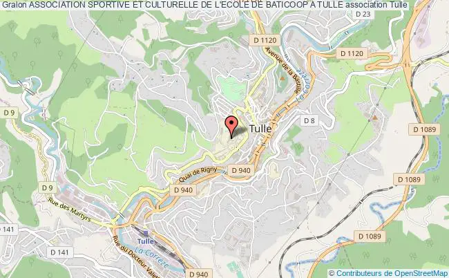 ASSOCIATION SPORTIVE ET CULTURELLE DE L'ECOLE DE BATICOOP A TULLE