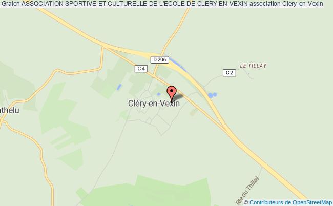 plan association Association Sportive Et Culturelle De L'ecole De Clery En Vexin Cléry-en-Vexin