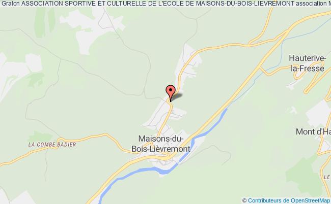 ASSOCIATION SPORTIVE ET CULTURELLE DE L'ECOLE DE MAISONS-DU-BOIS-LIEVREMONT