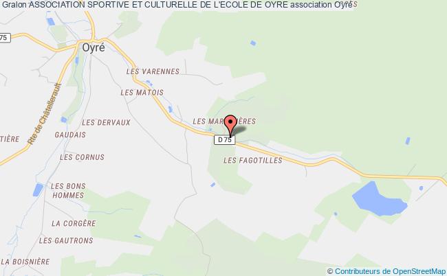 plan association Association Sportive Et Culturelle De L'ecole De Oyre Oyré