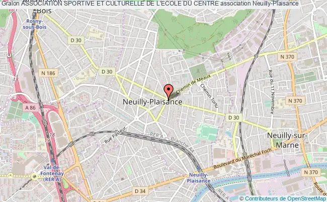 plan association Association Sportive Et Culturelle De L'ecole Du Centre Neuilly-Plaisance