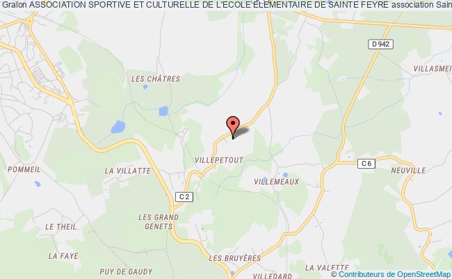 plan association Association Sportive Et Culturelle De L'ecole Elementaire De Sainte Feyre Sainte-Feyre