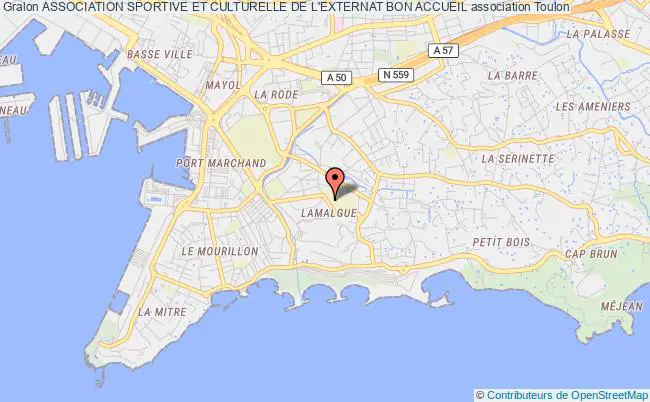 plan association Association Sportive Et Culturelle De L'externat Bon Accueil Toulon