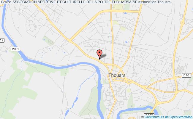 plan association Association Sportive Et Culturelle De La Police Thouarsaise Thouars