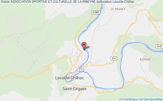 plan association Association Sportive Et Culturelle De La Ribeyre Lavoûte-Chilhac