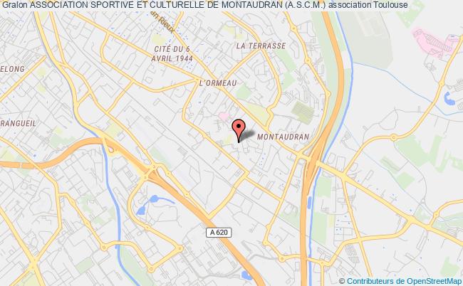 plan association Association Sportive Et Culturelle De Montaudran (a.s.c.m.) Toulouse
