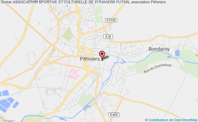 plan association Association Sportive Et Culturelle De Pithiviers Futsal Pithiviers