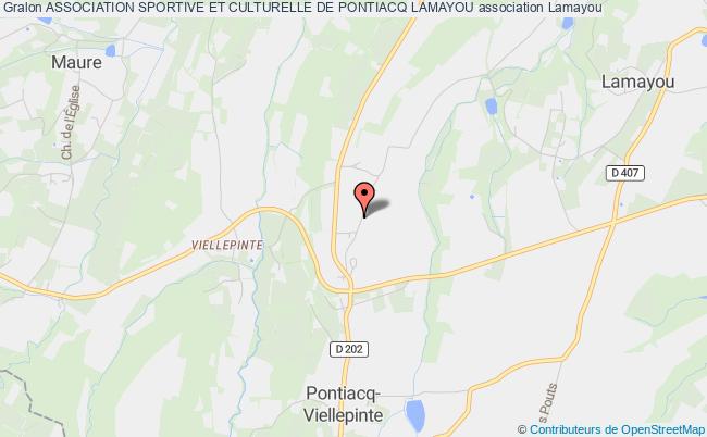 ASSOCIATION SPORTIVE ET CULTURELLE DE PONTIACQ LAMAYOU