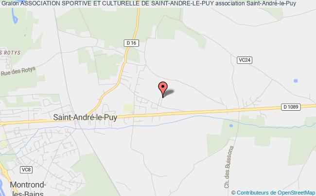 plan association Association Sportive Et Culturelle De Saint-andre-le-puy Saint-André-le-Puy