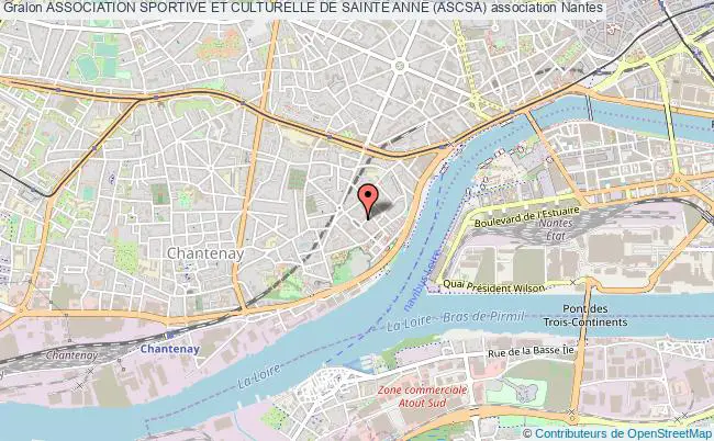 plan association Association Sportive Et Culturelle De Sainte Anne (ascsa) Nantes