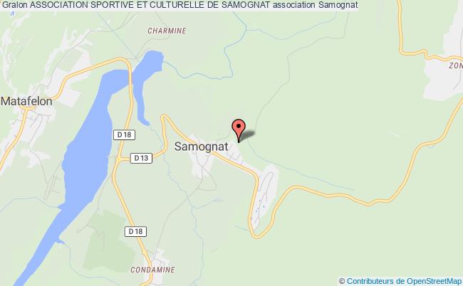 plan association Association Sportive Et Culturelle De Samognat Samognat