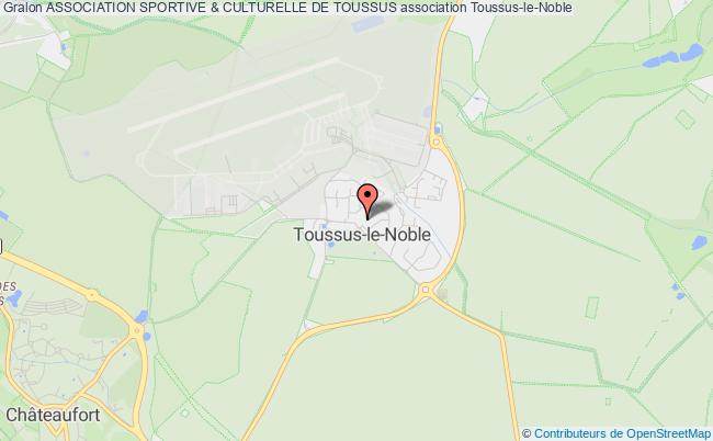 plan association Association Sportive & Culturelle De Toussus Toussus-le-Noble
