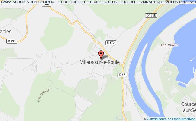 plan association Association Sportive Et Culturelle De Villers Sur Le Roule Gymnastique Volontaire "ascv Gv" Villers-sur-le-Roule