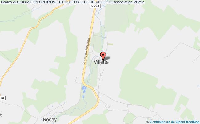plan association Association Sportive Et Culturelle De Villette Villette