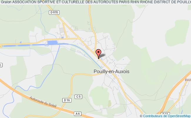 plan association Association Sportive Et Culturelle Des Autoroutes Paris Rhin Rhone District De Pouilly En Auxois - A.s.c.a. Pouilly Pouilly-en-Auxois
