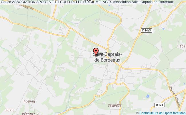 plan association Association Sportive Et Culturelle Des Jumelages Saint-Caprais-de-Bordeaux