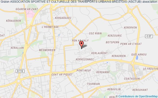 plan association Association Sportive Et Culturelle Des Transports Urbains Brestois (asctub) Brest
