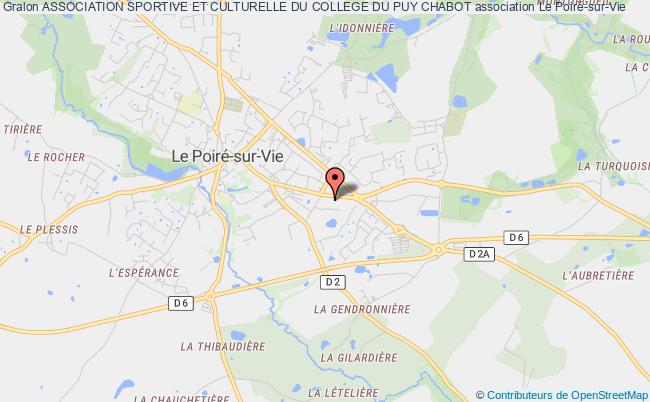 plan association Association Sportive Et Culturelle Du College Du Puy Chabot Le    Poiré-sur-Vie