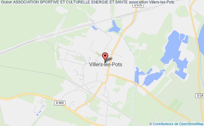 plan association Association Sportive Et Culturelle Energie Et Sante Villers-les-Pots