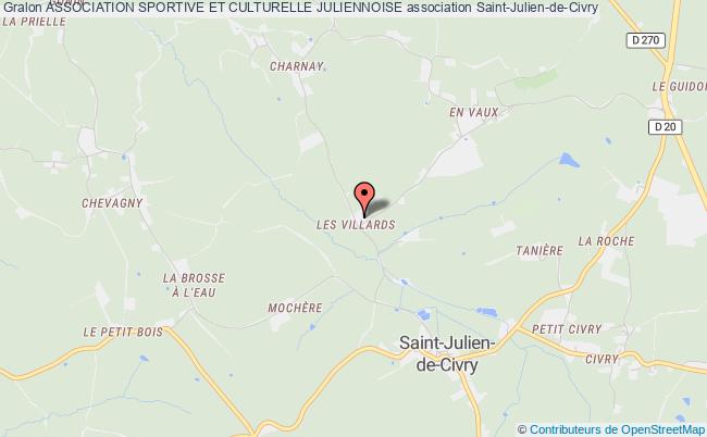 plan association Association Sportive Et Culturelle Juliennoise Saint-Julien-de-Civry