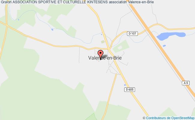 plan association Association Sportive Et Culturelle Kintesens Valence-en-Brie