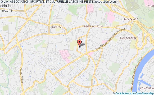 plan association Association Sportive Et Culturelle La Bonne Pente Lyon