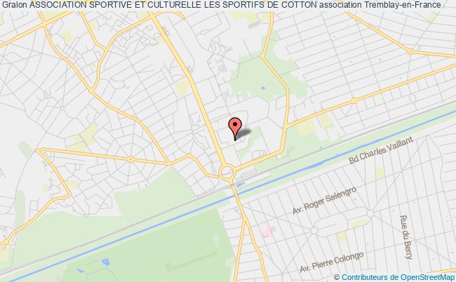 plan association Association Sportive Et Culturelle Les Sportifs De Cotton Tremblay-en-France