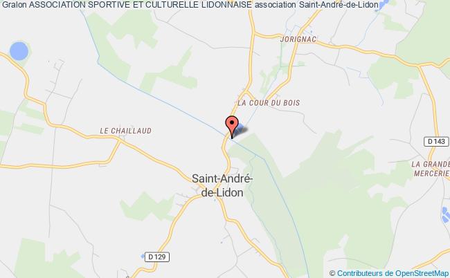 plan association Association Sportive Et Culturelle Lidonnaise Saint-André-de-Lidon
