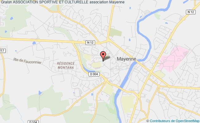 plan association Association Sportive Et Culturelle Mayenne