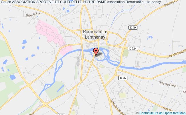plan association Association Sportive Et Culturelle Notre Dame Romorantin-Lanthenay