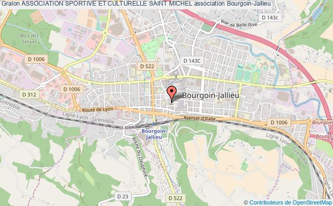 plan association Association Sportive Et Culturelle Saint Michel Bourgoin-Jallieu