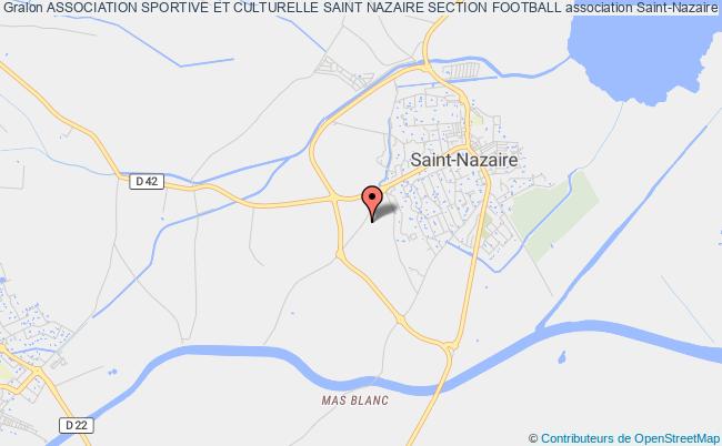 plan association Association Sportive Et Culturelle Saint Nazaire Section Football Saint-Nazaire