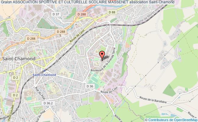 plan association Association Sportive Et Culturelle Scolaire Massenet Saint-Chamond