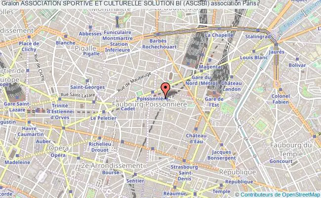 plan association Association Sportive Et Culturelle Solution Bi (ascsbi) Paris